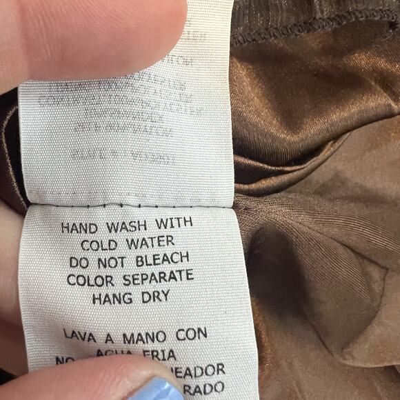 Altard State Dress Womens Small Blue Brown Lace Bow Detail Fairygrunge Gothic - Picture 10 of 11